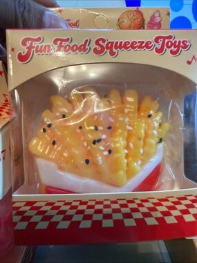 Yellow Fries Squishy Toy